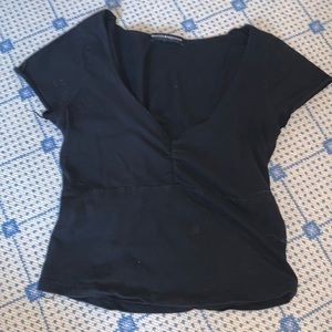 Black brandy Melville crop top